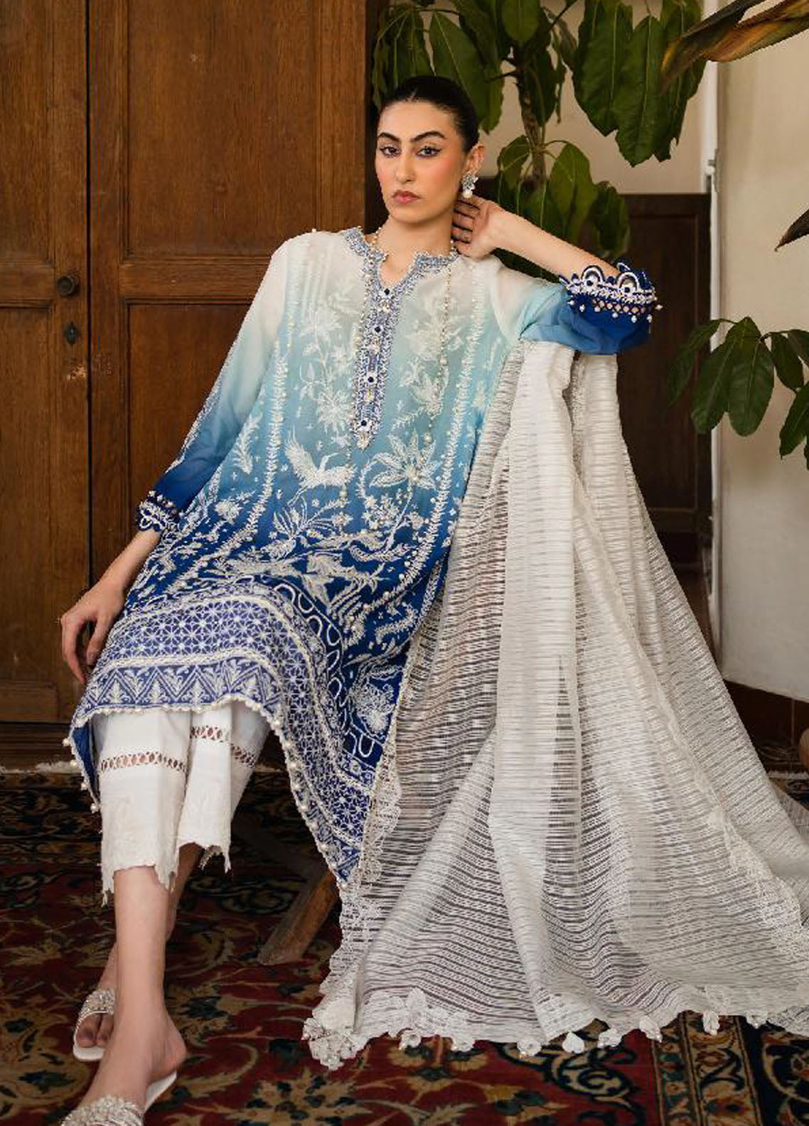 Muzlin By Sana Safinaz Summer Lawn Collection 2023 Vol-2 8A