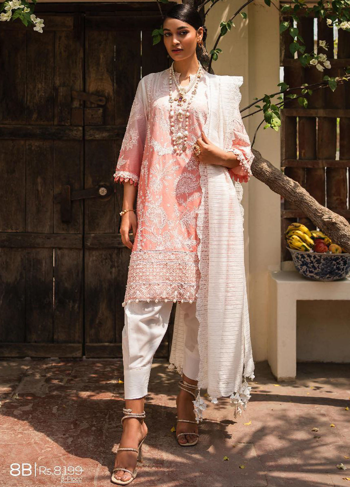 Muzlin By Sana Safinaz Summer Lawn Collection 2023 Vol-2 8B