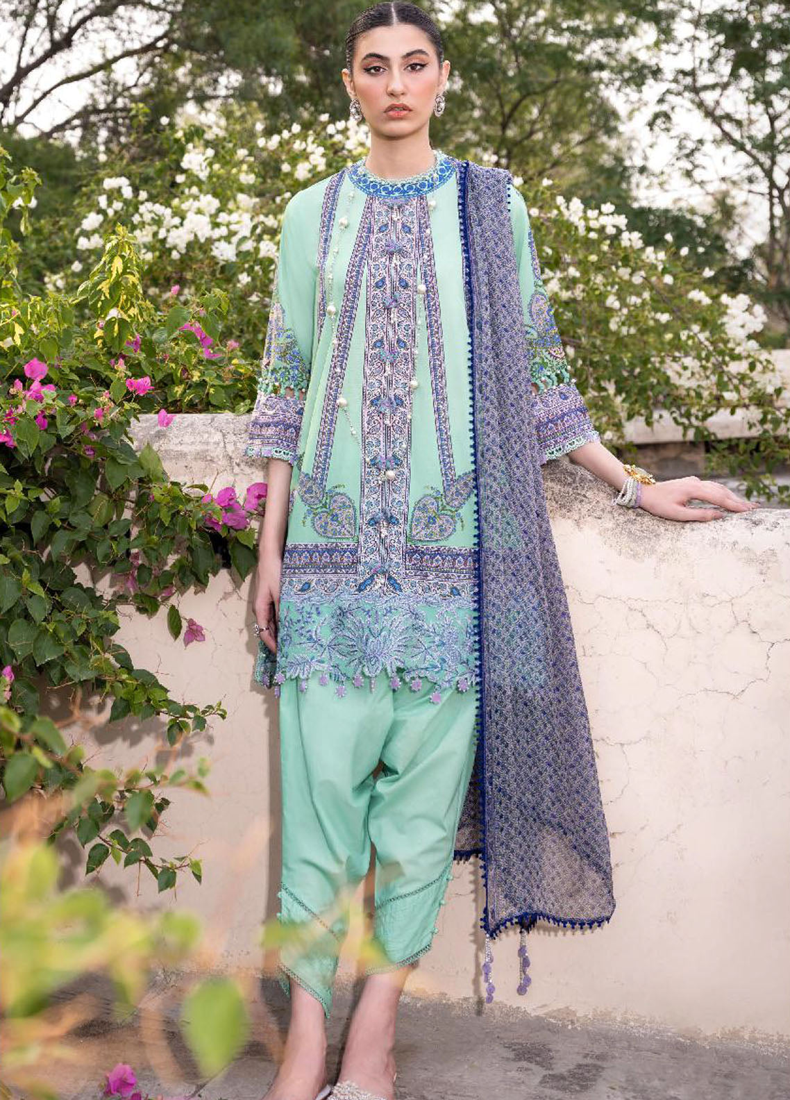 Muzlin By Sana Safinaz Summer Lawn Collection 2023 Vol-2 9A