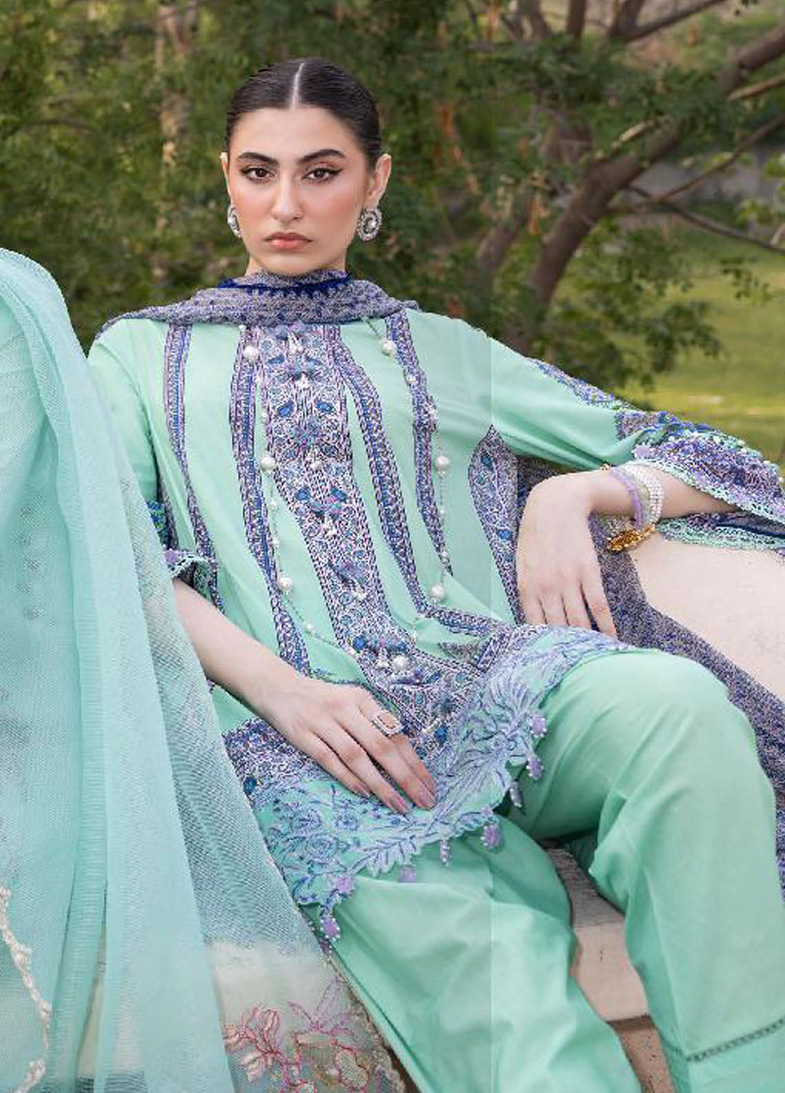 Muzlin By Sana Safinaz Summer Lawn Collection 2023 Vol-2 9A