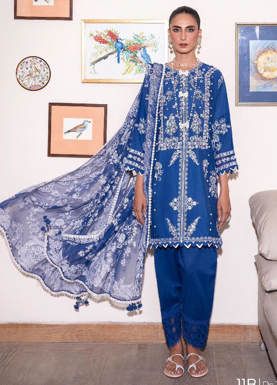 Muzlin By Sana Safinaz Summer Lawn Collection 2023 Vol-2 11B