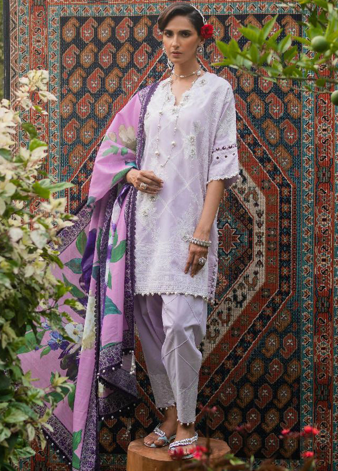 Muzlin By Sana Safinaz Summer Lawn Collection 2023 Vol-2 12A