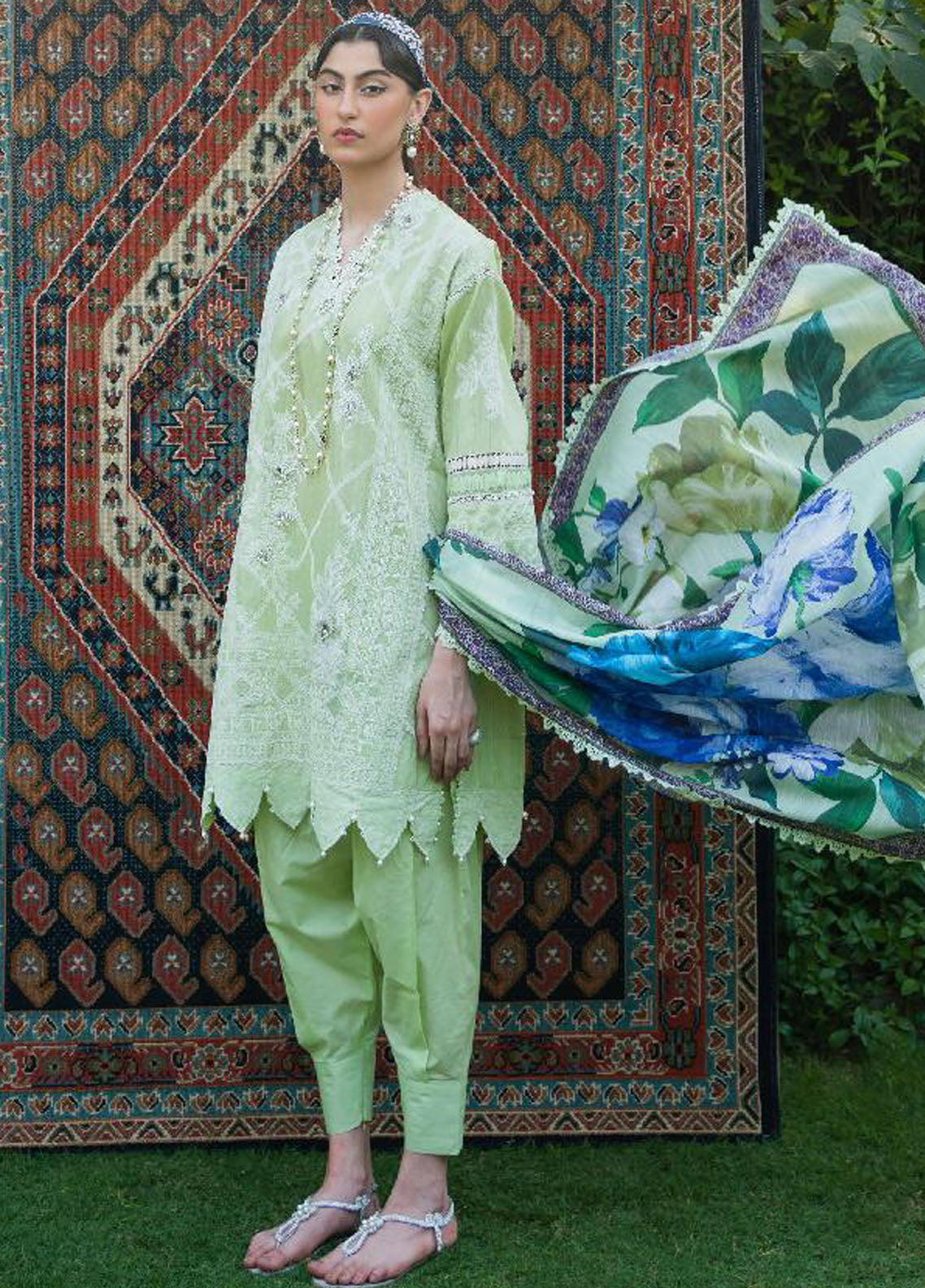 Muzlin By Sana Safinaz Summer Lawn Collection 2023 Vol-2 12B