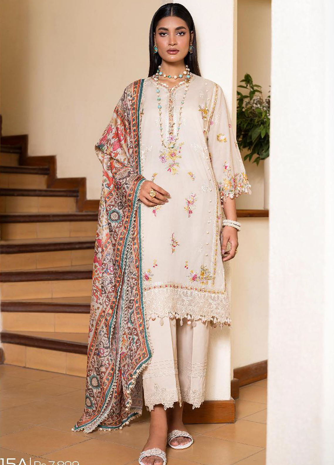 Muzlin By Sana Safinaz Summer Lawn Collection 2023 Vol-2 15A