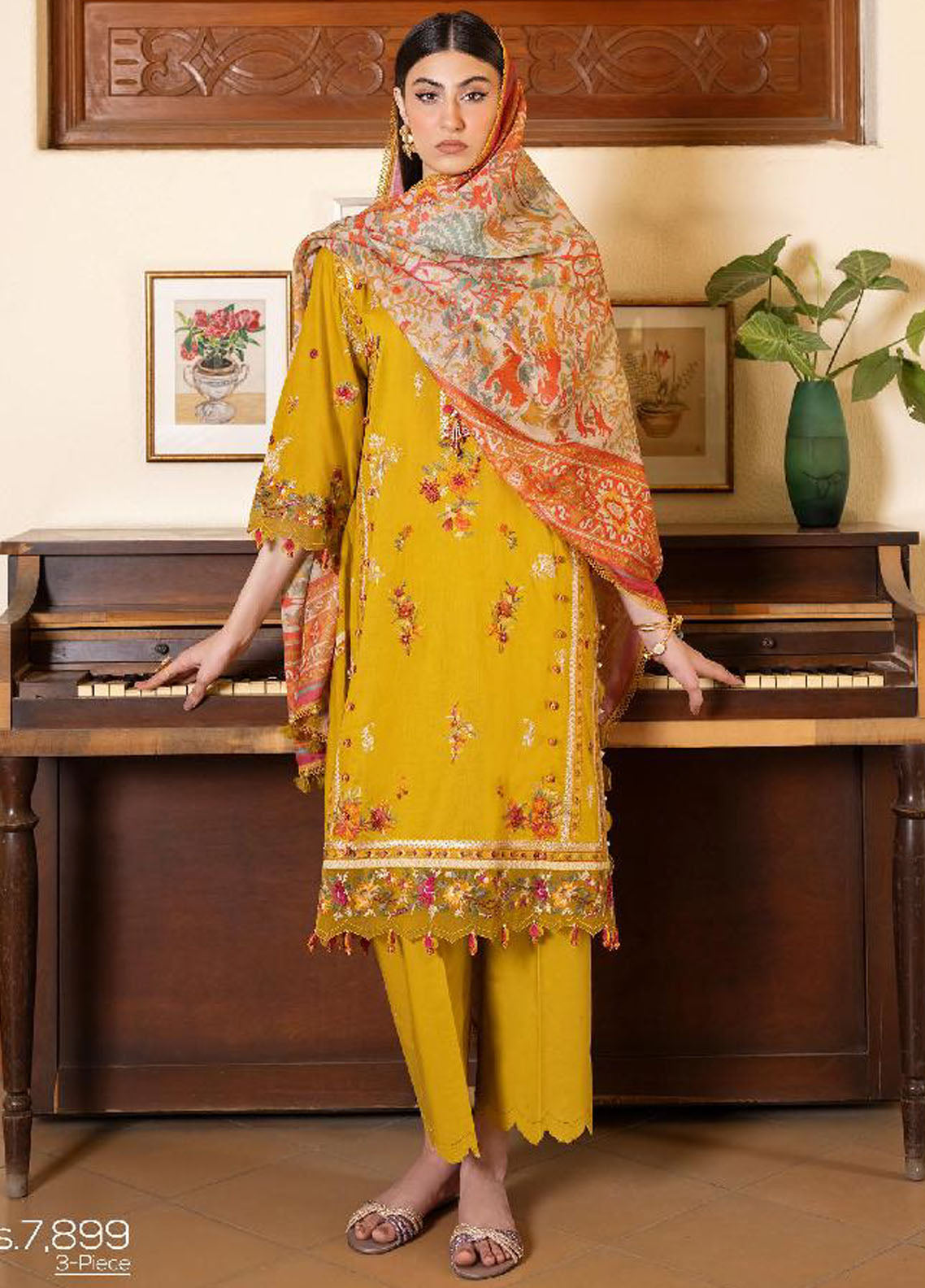 Muzlin By Sana Safinaz Summer Lawn Collection 2023 Vol-2 15-B