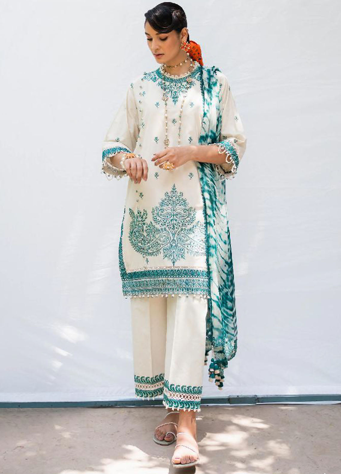 Muzlin By Sana Safinaz Summer Lawn Collection 2023 Vol-2 17A