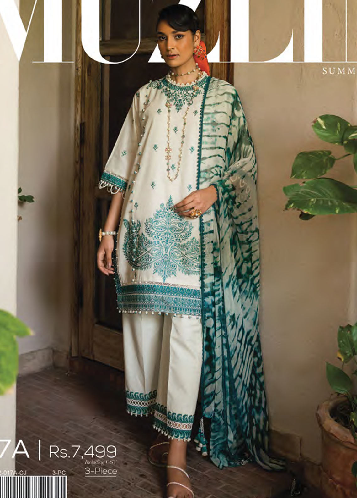 Muzlin By Sana Safinaz Summer Lawn Collection 2023 Vol-2 17A