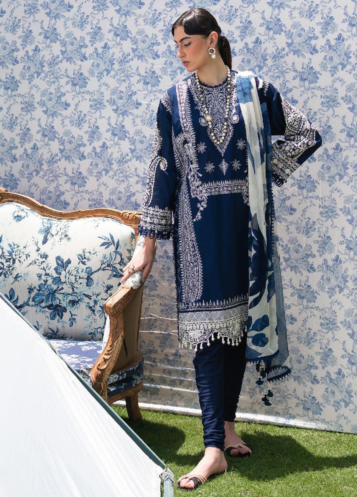 Muzlin By Sana Safinaz Summer Lawn Collection 2023 Vol-2 19B