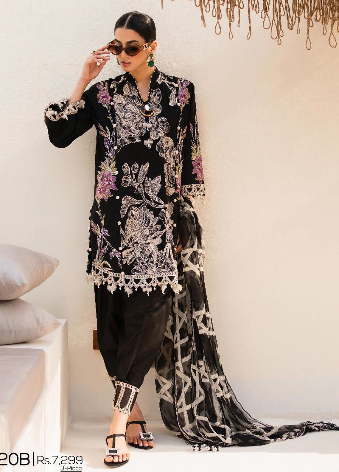 Muzlin By Sana Safinaz Summer Lawn Collection 2023 Vol-2 20B