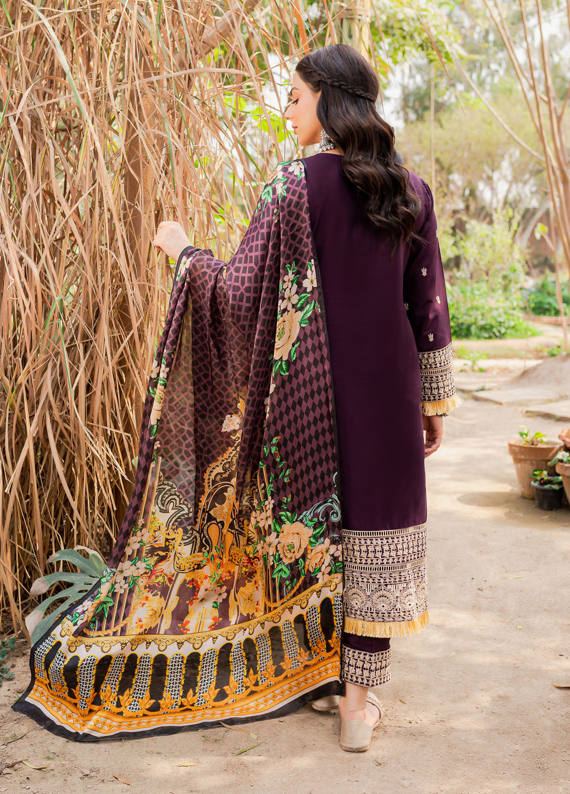 Naayas Embroidered Summer Lawn Collection NA23SL Mauve