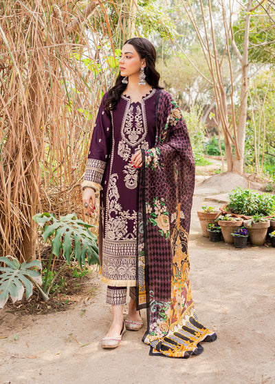 Naayas Embroidered Summer Lawn Collection NA23SL Mauve
