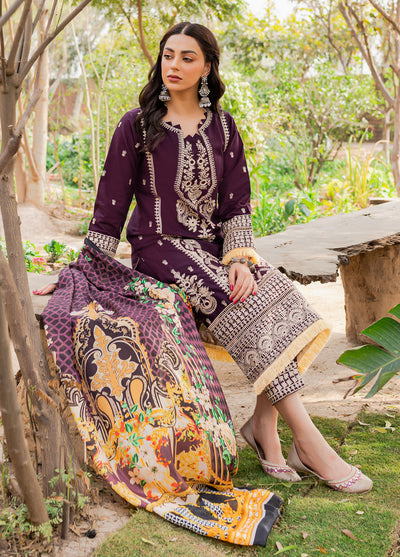 Naayas Embroidered Summer Lawn Collection NA23SL Mauve