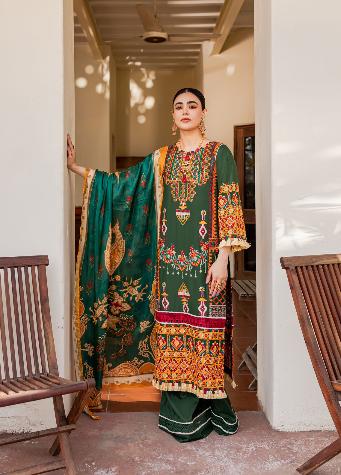 Naayas Embroidered Summer Lawn Collection NA23SL Seaweed