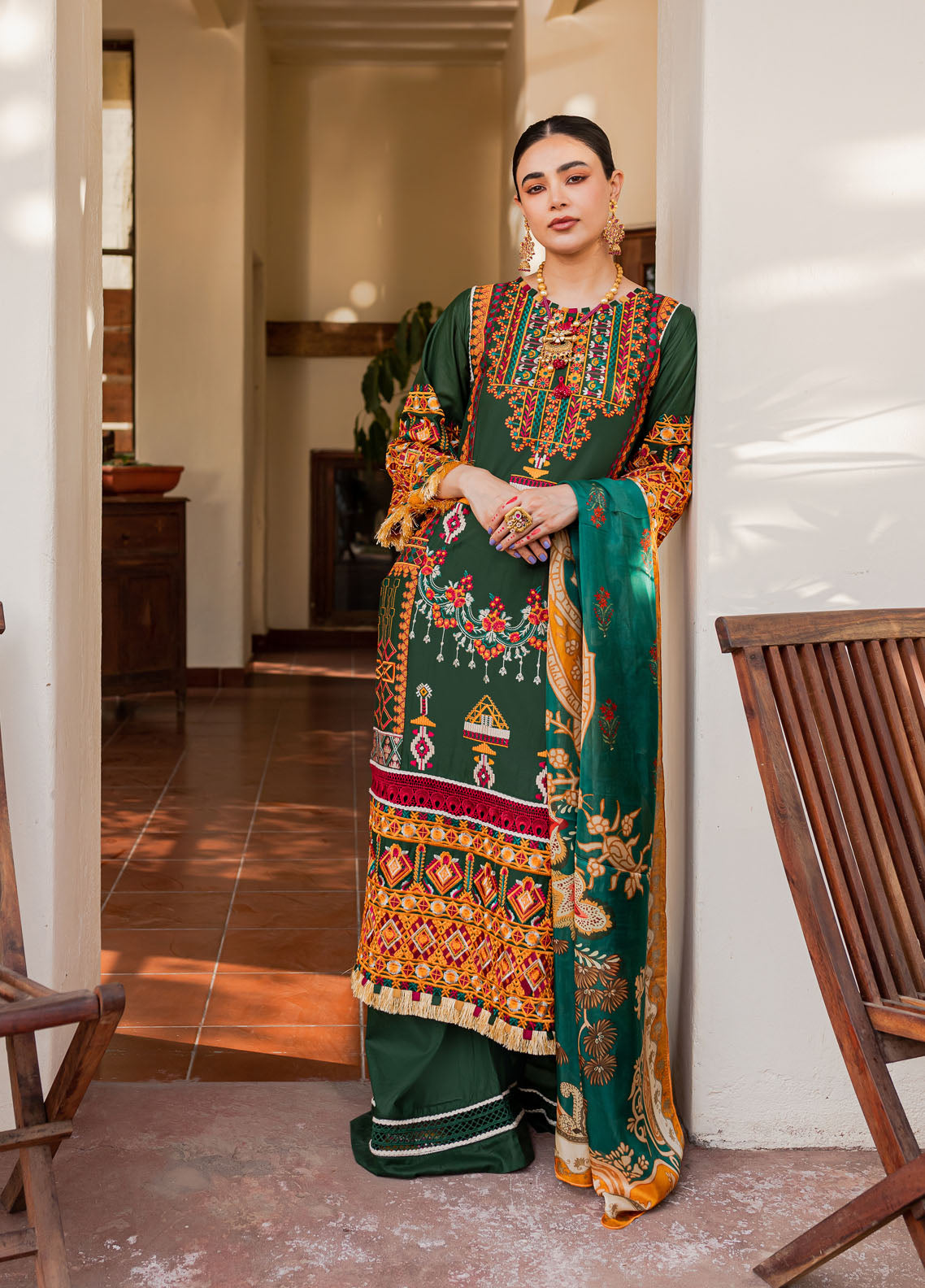Naayas Embroidered Summer Lawn Collection NA23SL Seaweed
