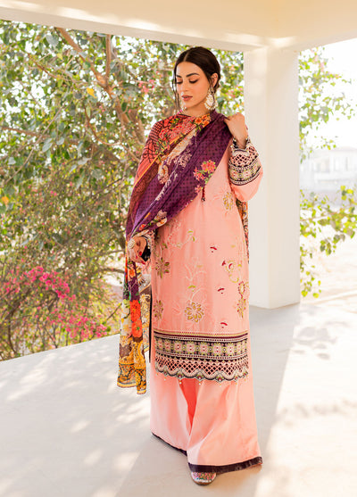 Naayas Embroidered Summer Lawn Collection NA23SL Pink Villa