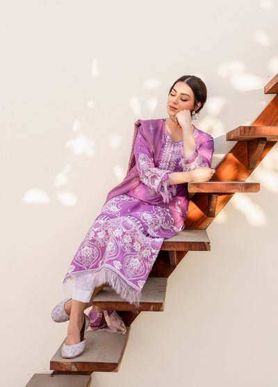 Naayas Embroidered Summer Lawn Collection NA23SL Lavender