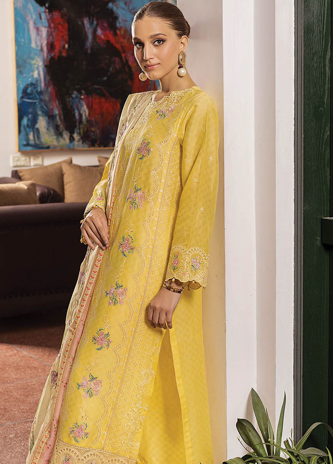 RajBari Eid Lawn Unstitched Premium Collection 2023 Vol-02 1B