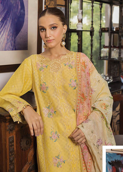 RajBari Eid Lawn Unstitched Premium Collection 2023 Vol-02 1B