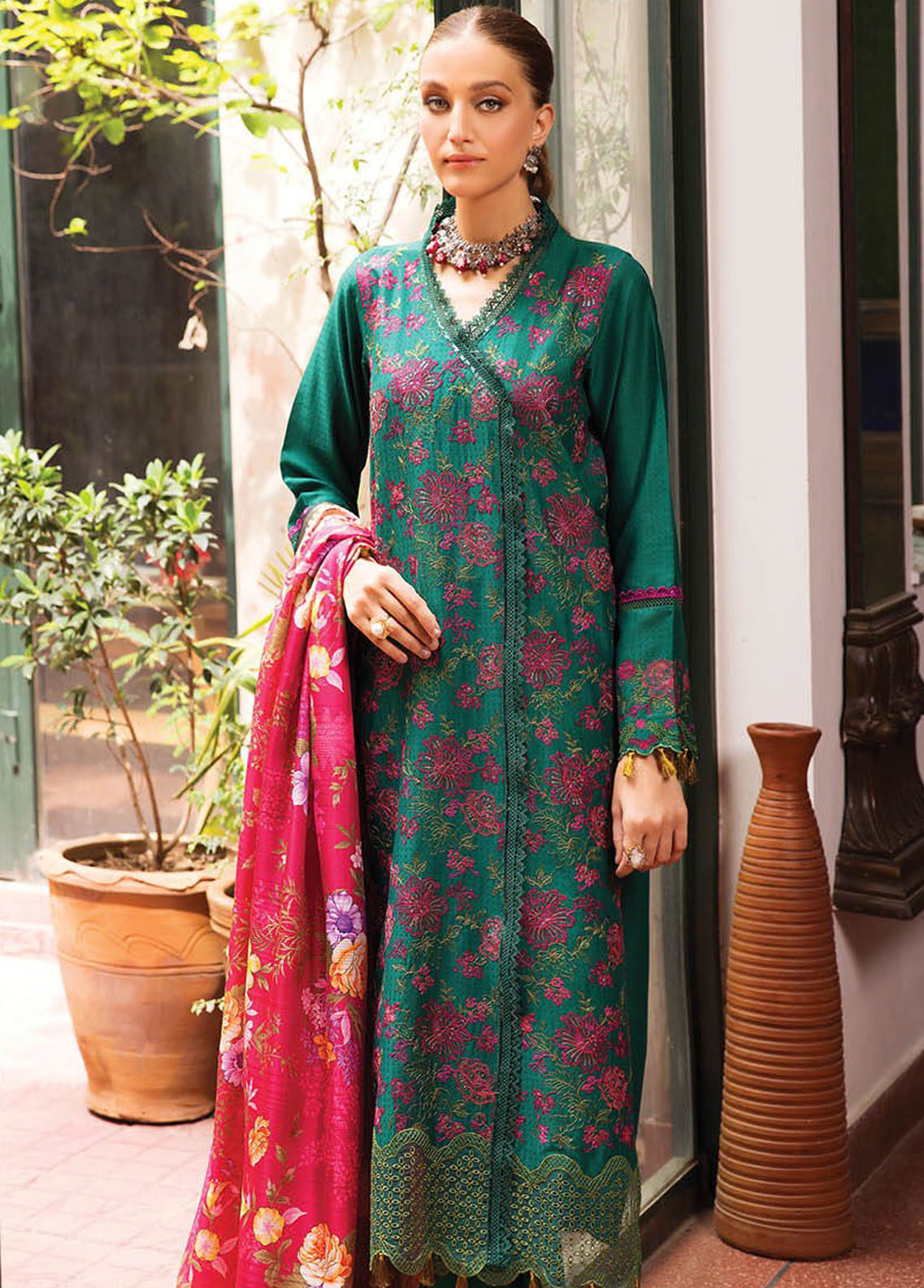 RajBari Eid Lawn Unstitched Premium Collection 2023 Vol-02 4A