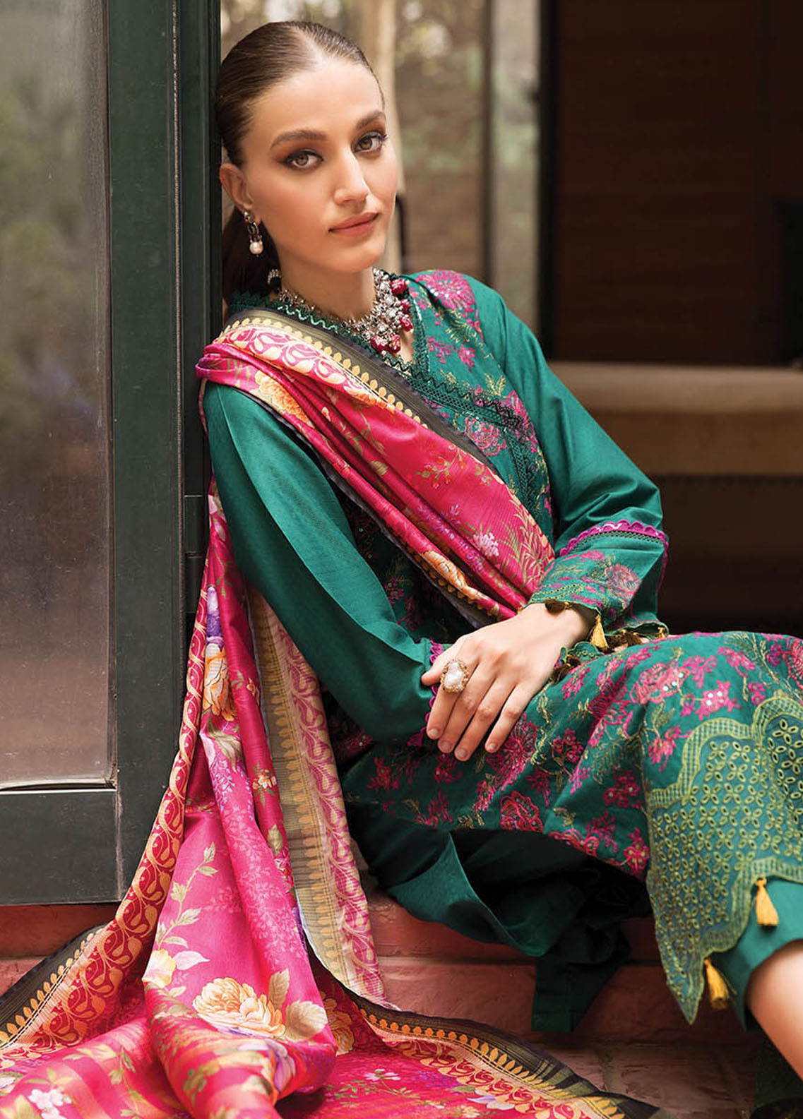 RajBari Eid Lawn Unstitched Premium Collection 2023 Vol-02 4A