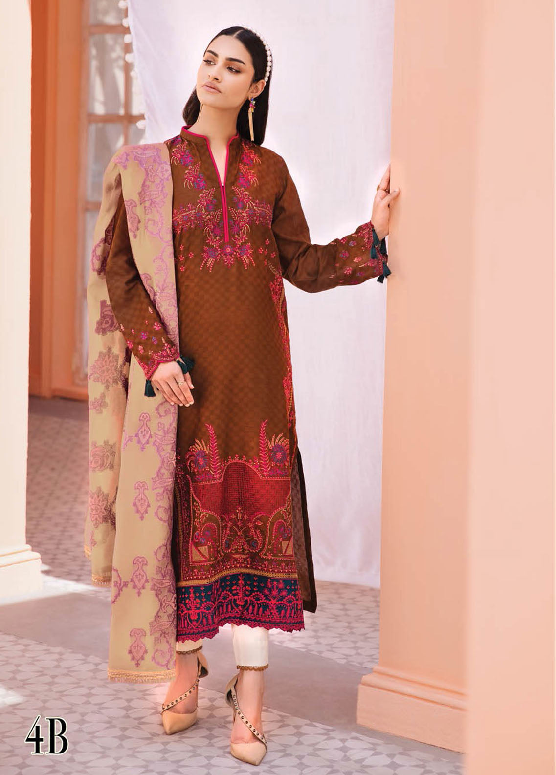 RajBari Festive Unstitched Luxury Edition 2023 4B