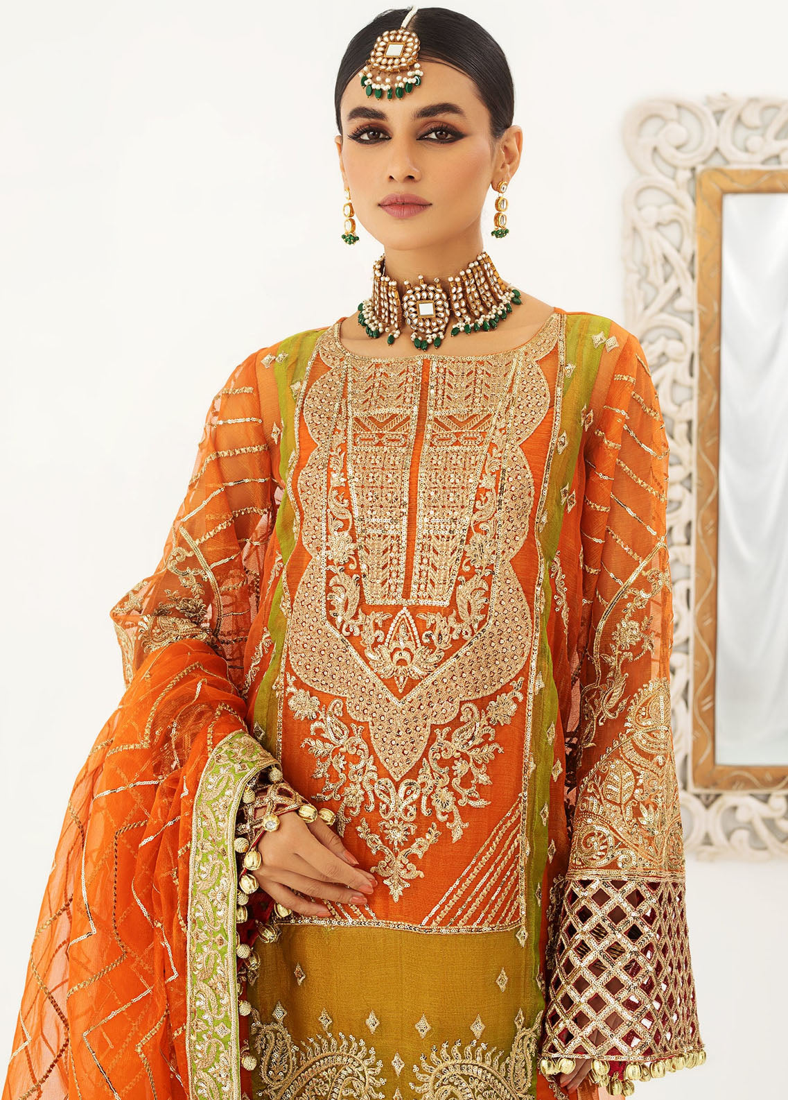 Raj Kumari By Mashq Unstitched Collection 2023 QFD0054 Rashk-e-Kamar