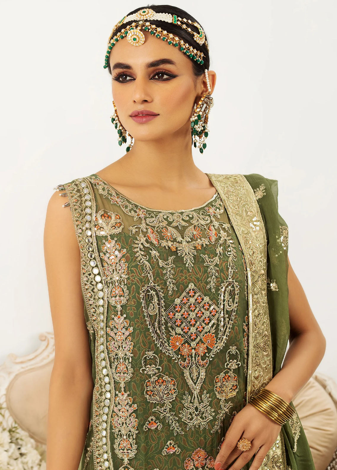 Raj Kumari By Mashq Unstitched Collection 2023 QFD0056 Jashan-e-Firoza