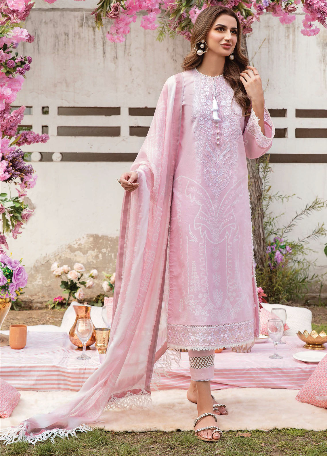 Rangreza by Afrozeh Spring/Summer Lawn Collection 2023 009 Magnolia