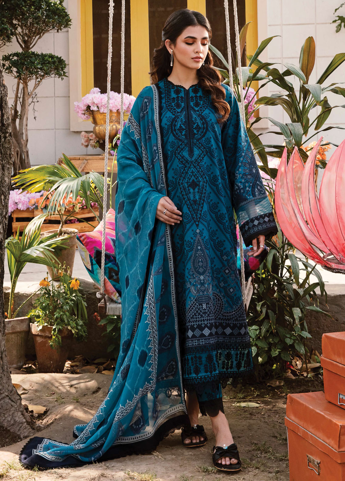 Rangreza by Afrozeh Spring/Summer Lawn Collection 2023 010 Elysian