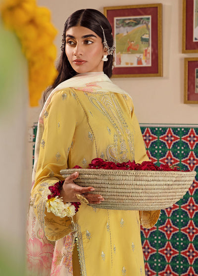 Raqs By Ayzel Festive Unstitched Lawn Collection 2023 004 Shafaq