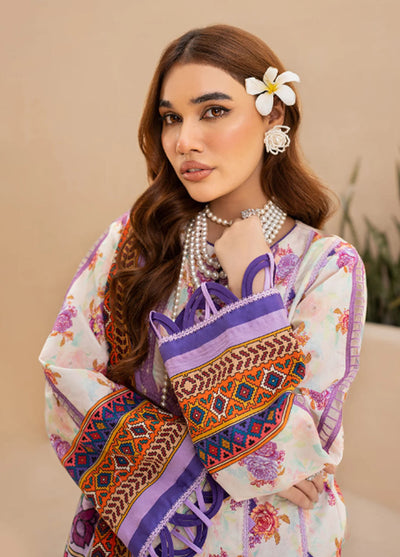 Raya By Maria Osama Khan Unstitched Collection 2023 Vol-1 MR-04 Lavendar Haze