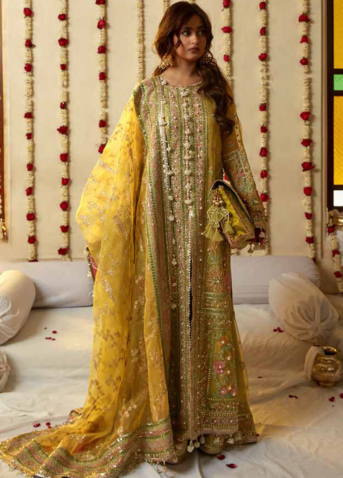 Sagar Kinaray By MNR Unstitched Shaadi Collection 2023 Vo-03 ZWU23-24 NIMBU