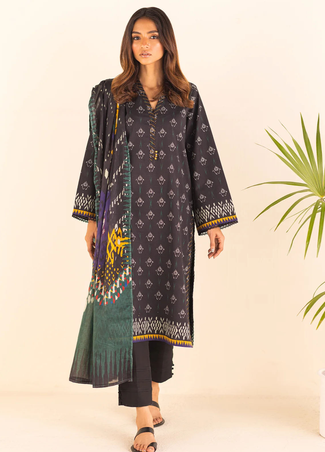 Sahar Printed Lawn 3 Piece Collection 2023 SSL-V1-23-03