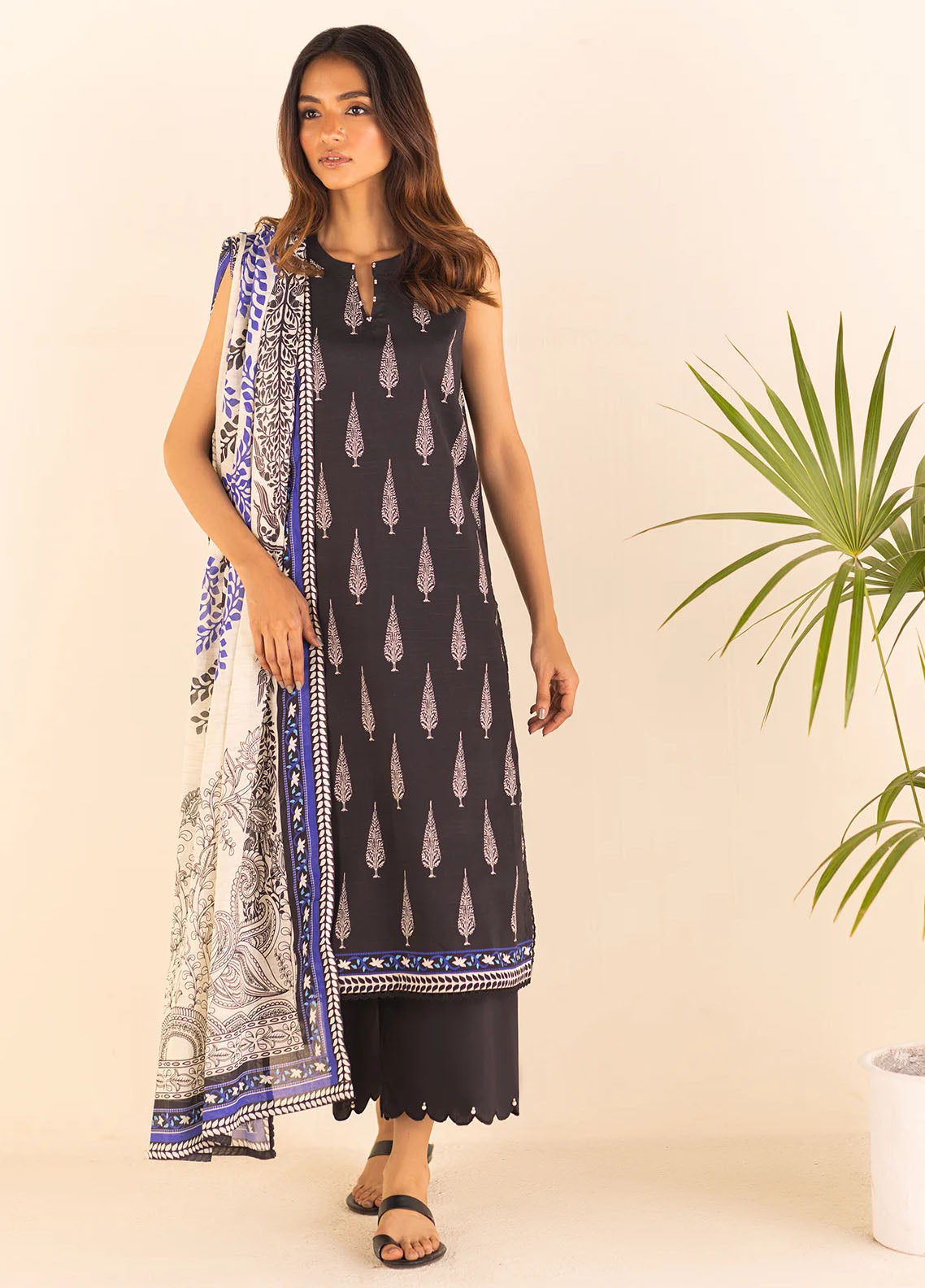 Sahar Printed Lawn 3 Piece Collection 2023 SSL-V1-23-07