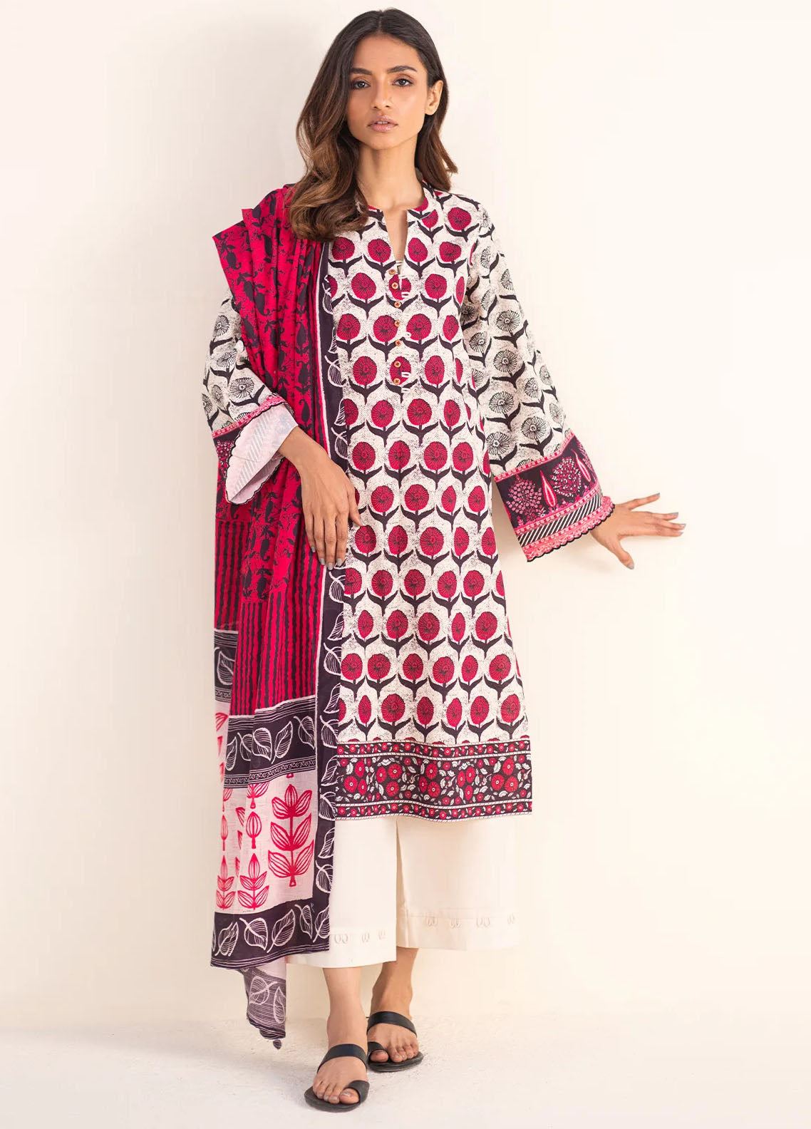 Sahar Printed Lawn 3 Piece Collection 2023 SSL-V1-23-08