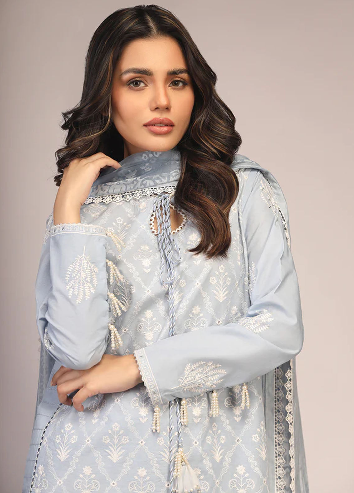 Sahar Unstitched Chikankari Collection S23-CK-002