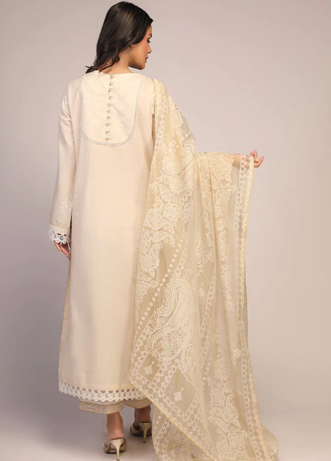 Sahar Unstitched Chikankari Collection S23-CK-003