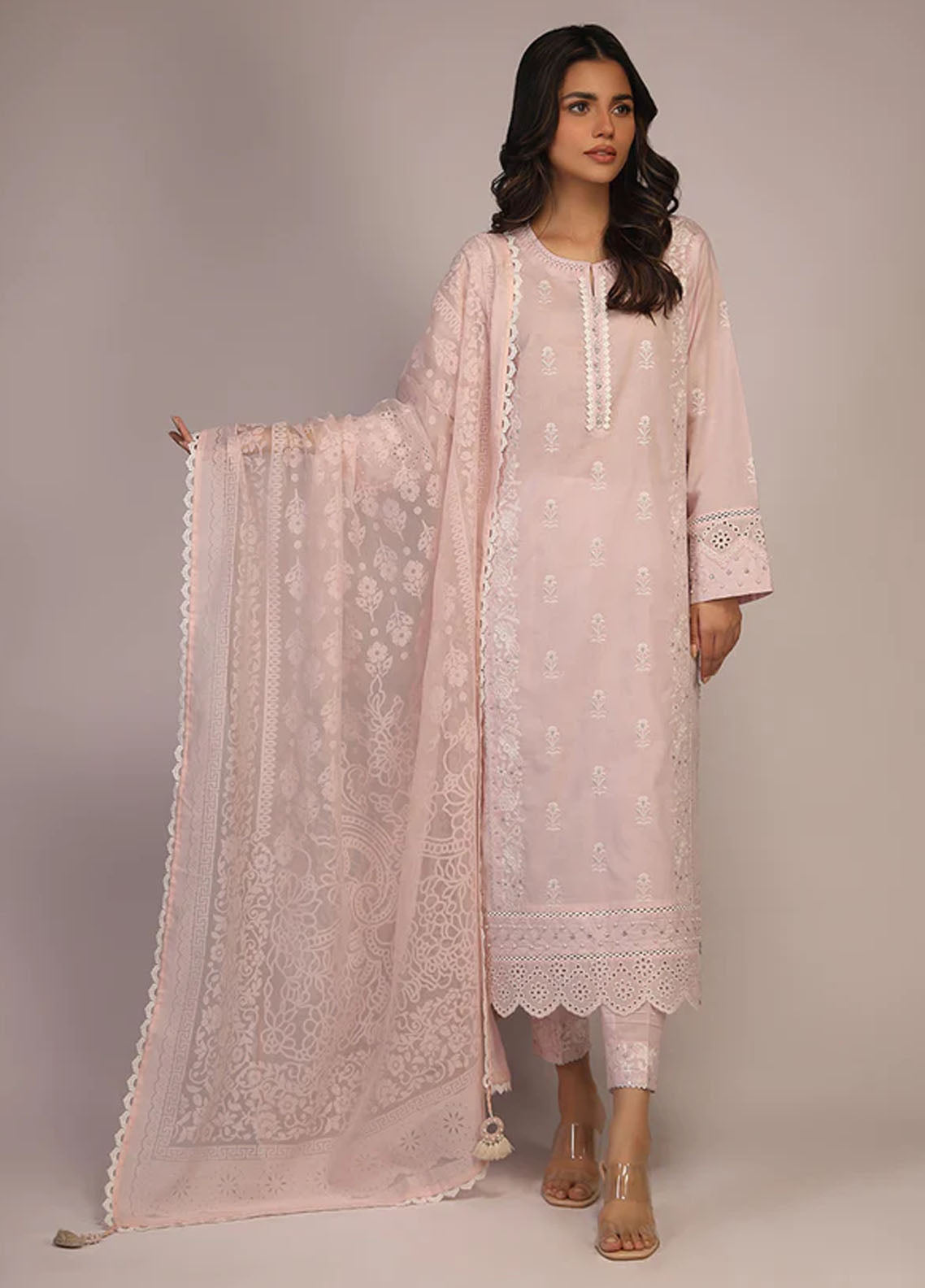 Sahar Unstitched Chikankari Collection S23-CK-005