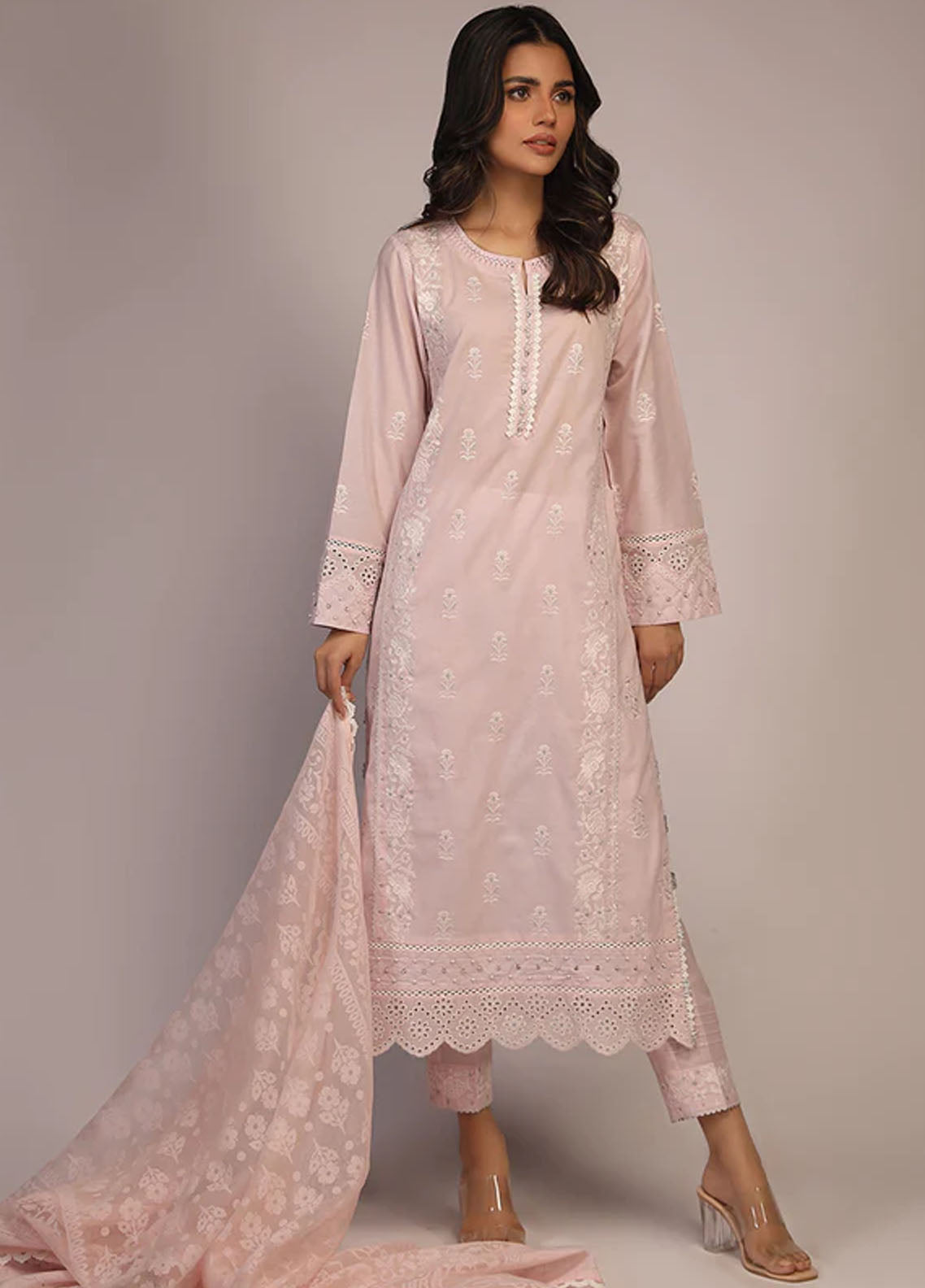 Sahar Unstitched Chikankari Collection S23-CK-005