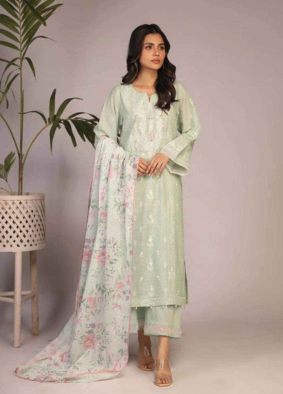 Sahar Unstitched Embroidered Lawn SL-SLUB-23-02