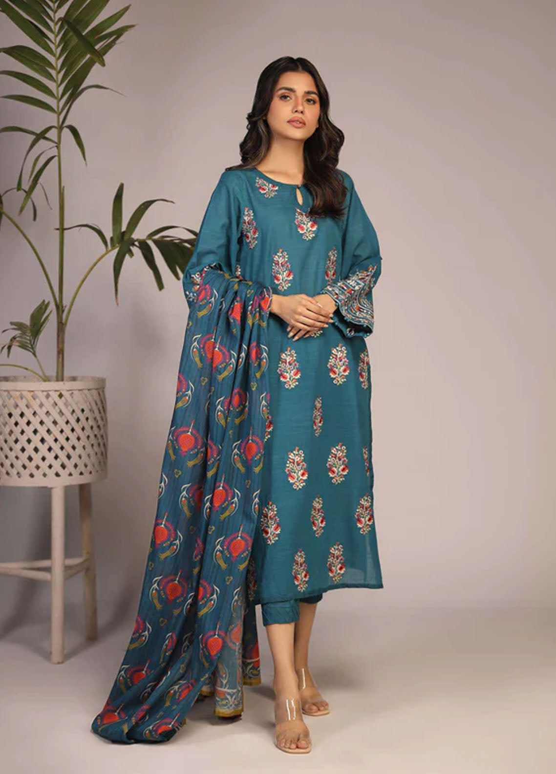 Sahar Unstitched Embroidered Lawn SL-SLUB-23-06