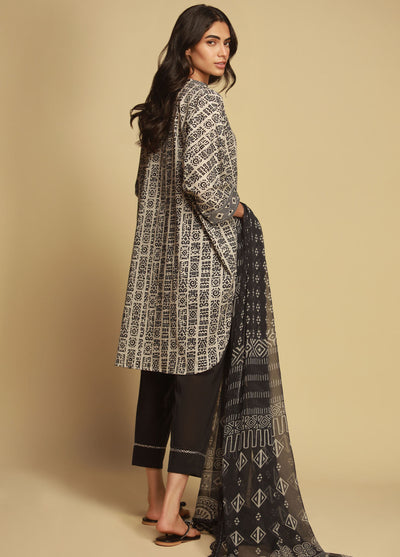 Sahar Unstitched Monochrome Summer Lawn Collection 2023 SBW-23-01