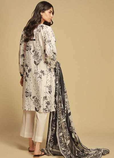 Sahar Unstitched Monochrome Summer Lawn Collection 2023 SBW-23-02