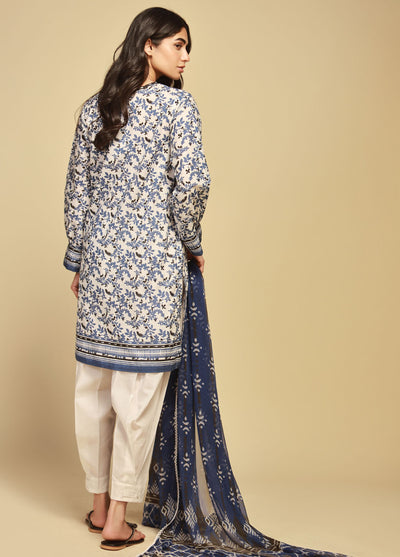 Sahar Unstitched Monochrome Summer Lawn Collection 2023 SBW-23-04