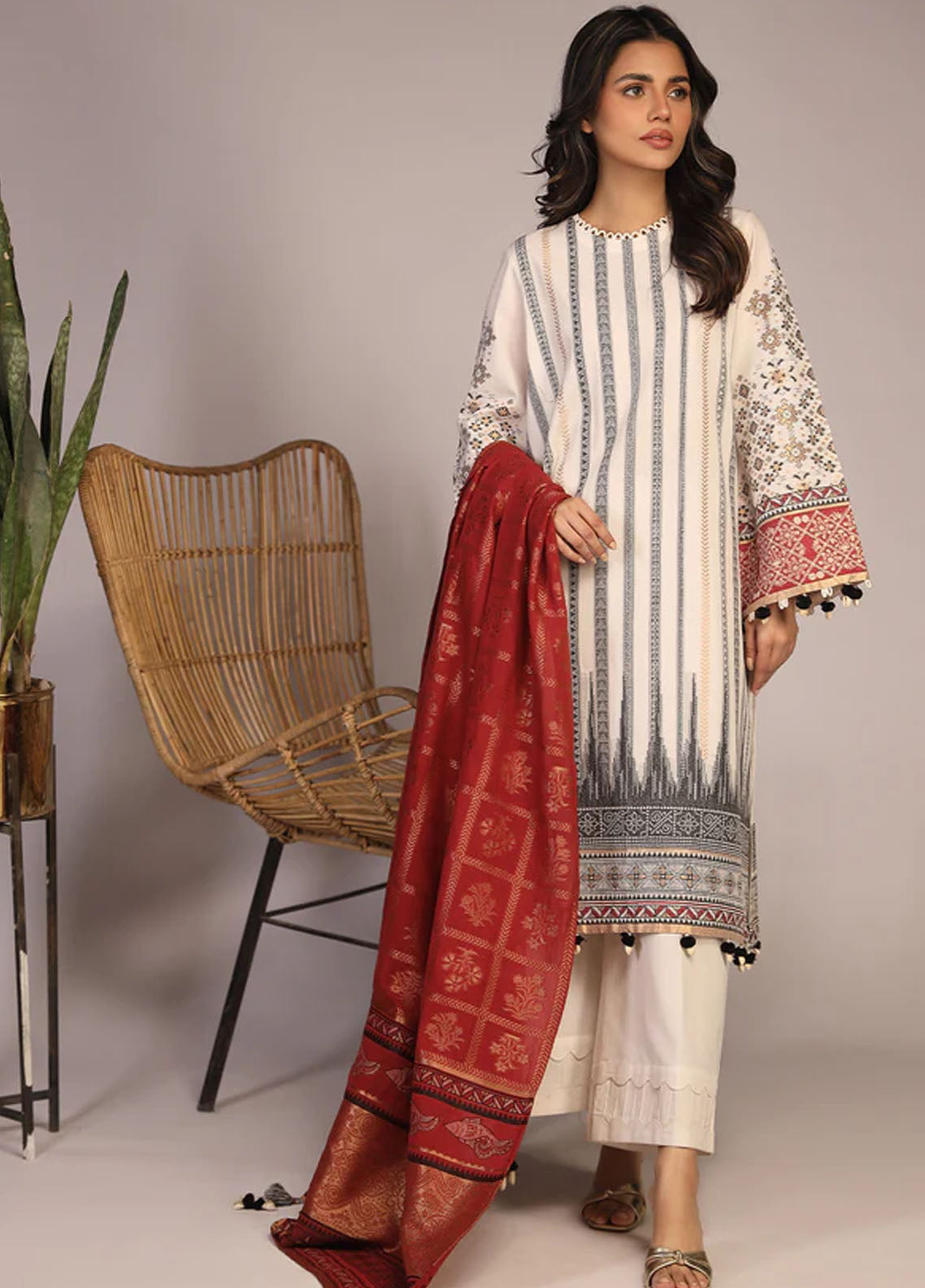 Sahar Unstitched Premium Jacquard SJ-RM-07