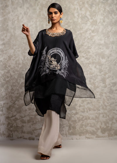 Shamaeel Ansari Luxury Pret Embroidered Silk Shirt AM-08