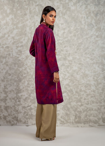 Shamaeel Ansari Luxury Pret Embroidered Silk Shirt AM-12