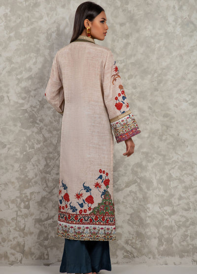 Shamaeel Ansari Luxury Pret Embroidered Silk Shirt AM-13
