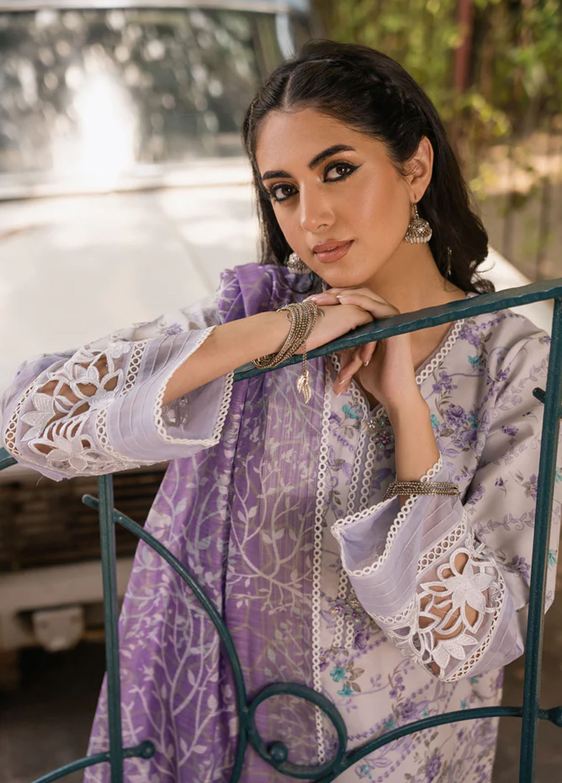 Shezlin By Aabyaan Chikankari Prints Collection 2023 AC-02 Setareh