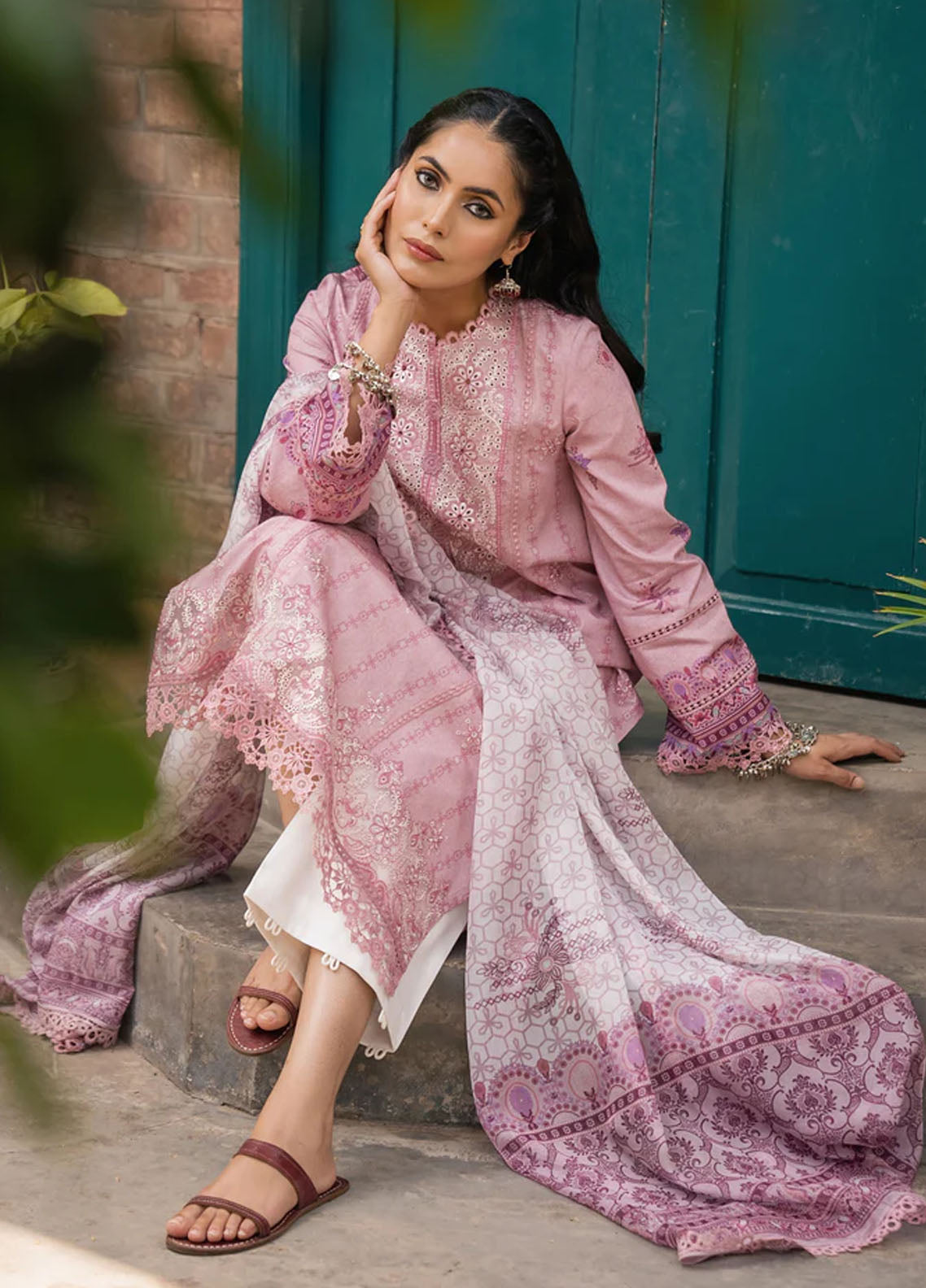 Shezlin By Aabyaan Chikankari Prints Collection 2023 AC-03 Neeshay